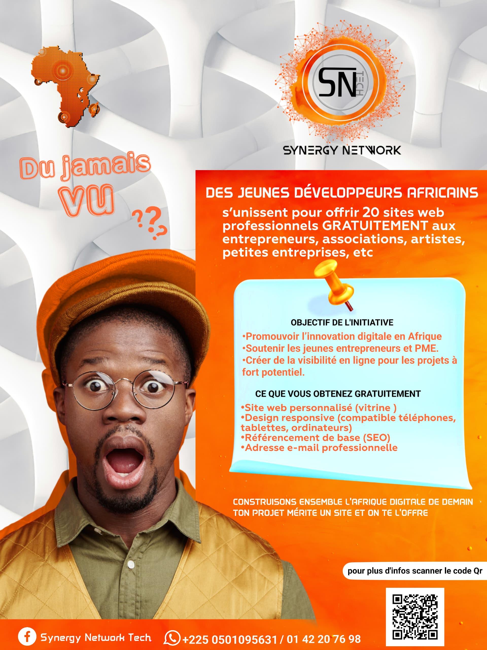 🎉 LANCEMENT OFFICIEL – SYNERGY NETWORK TECH 🎉